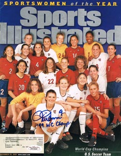 Mia Hamm Signed 1999 World Cup Sports Illustrated JSA COA